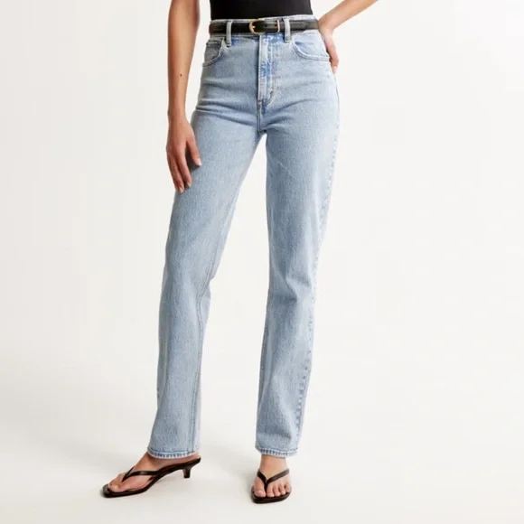 Abercrombie & Fitch The 90s Straight Ultra High Rise jeans light blue - Picture 2 of 3